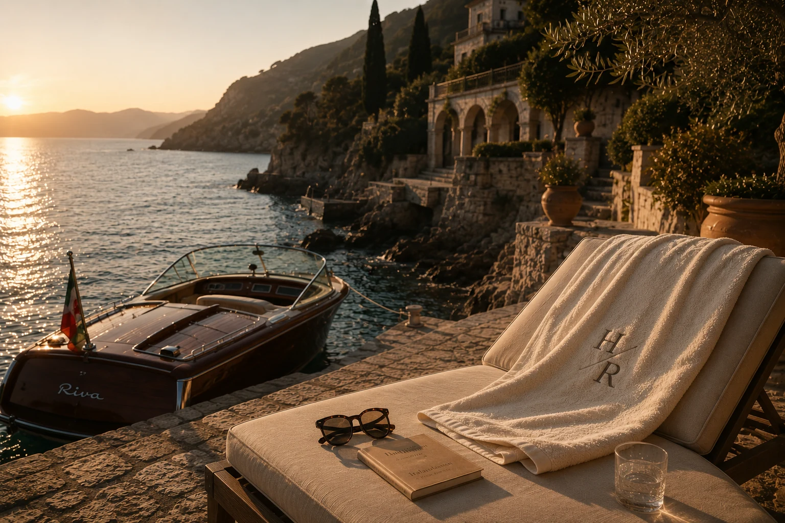 Riva at sunset — Harlow & Reed